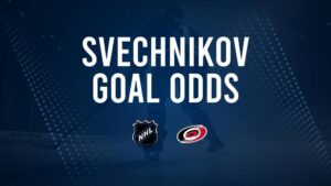 Will Andrei Svechnikov Score a Goal Against the Avalanche on November 9?