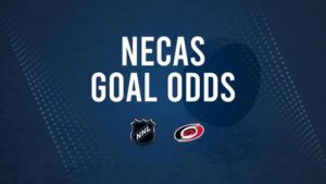 Will Martin Necas Score a Goal Against the Golden Knights on November 11?