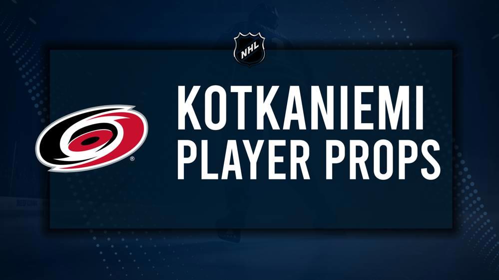 Jesperi Kotkaniemi Player Prop Bets for the Hurricanes vs. Blue Jackets Game - December 15