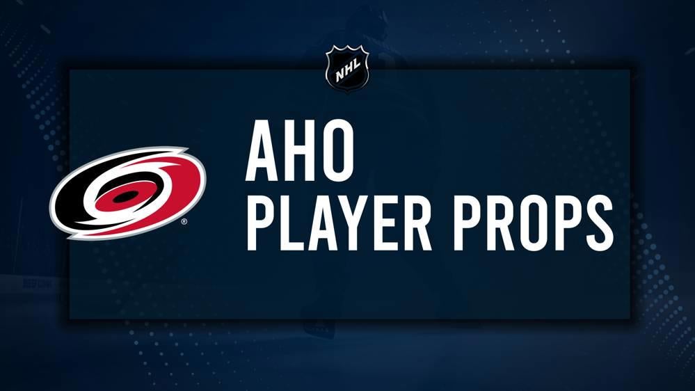 Sebastian Aho Player Prop Bets for the Hurricanes vs. Blue Jackets Game - December 31