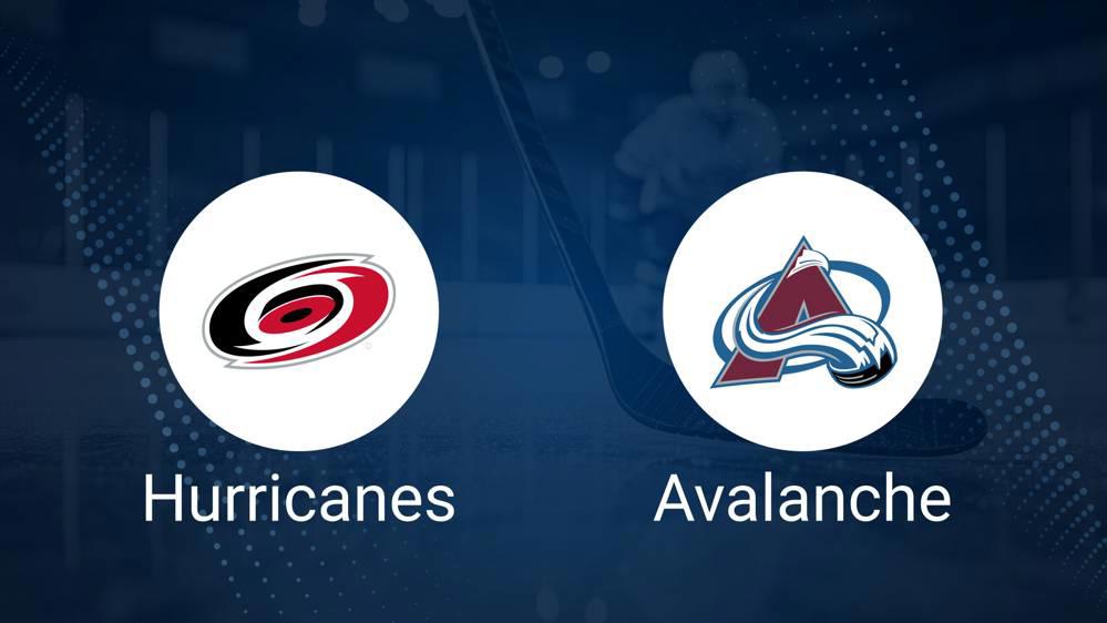 Where to Watch Carolina Hurricanes vs. Colorado Avalanche on TV or Streaming Live - December 5