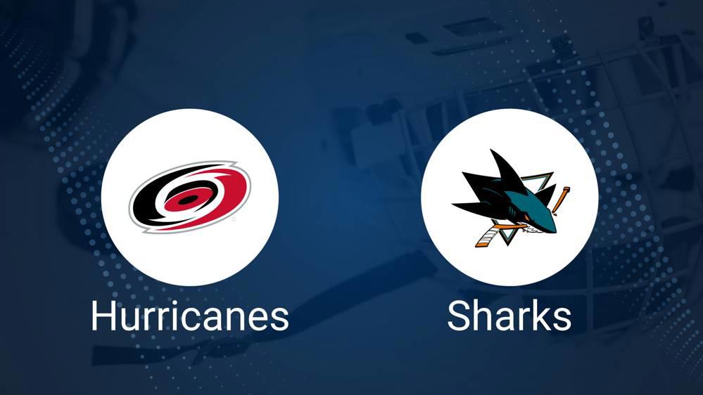 Where to Watch Carolina Hurricanes vs. San Jose Sharks on TV or Streaming Live - December 10