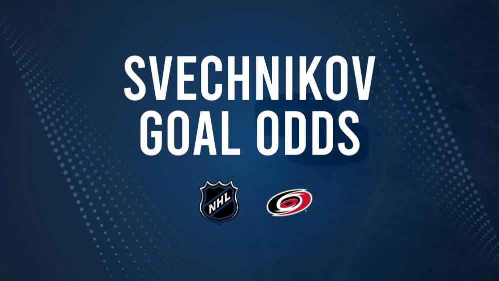 Will Andrei Svechnikov Score a Goal Against the Capitals on December 20?