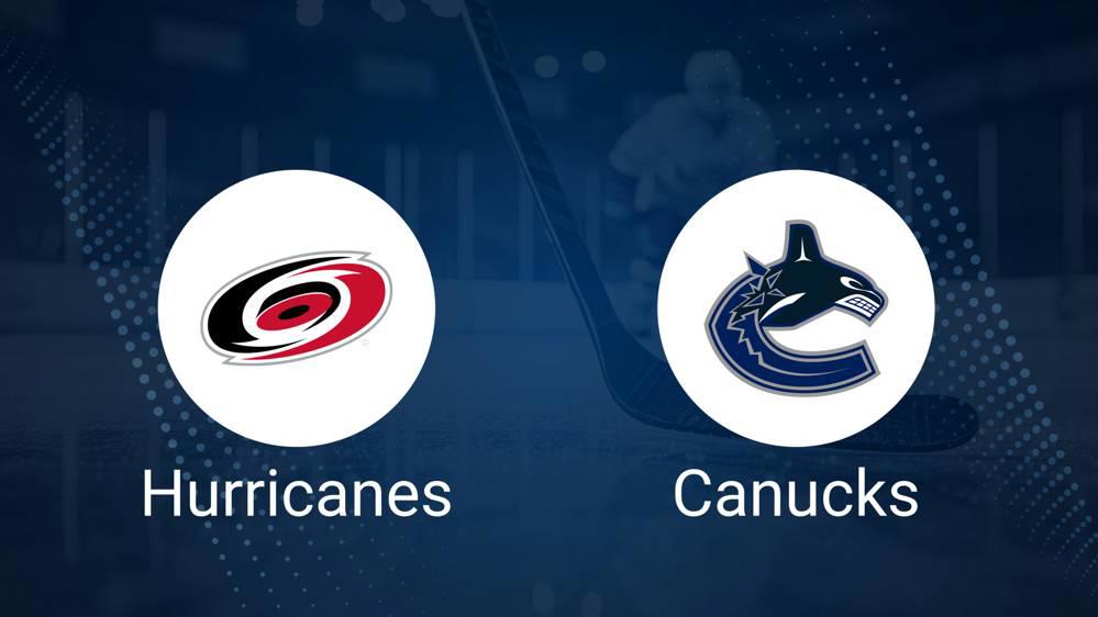 How to Pick the Hurricanes vs. Canucks Game with Odds, Spread, Betting Line and Stats – January 10