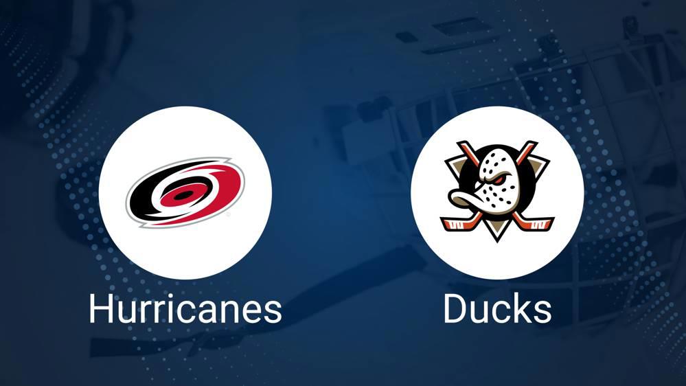 How to Pick the Hurricanes vs. Ducks Game with Odds, Spread, Betting Line and Stats – January 12