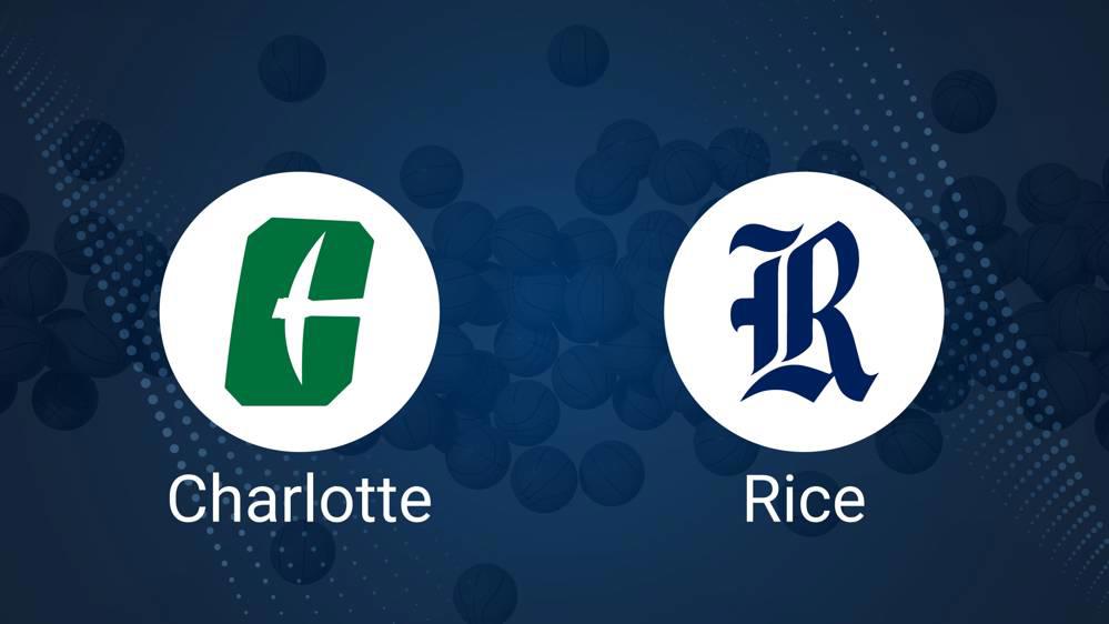 How to Watch Charlotte vs. Rice Women's Basketball on TV or Live Stream - January 25