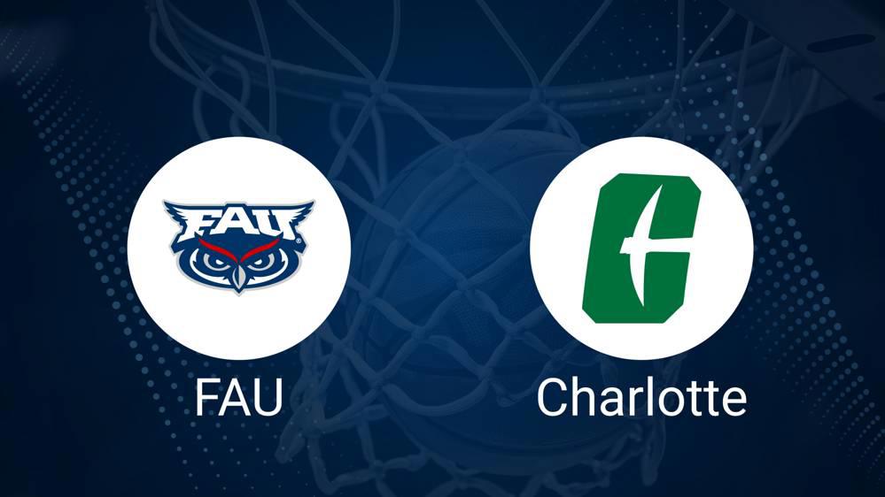 How to Watch Florida Atlantic vs. Charlotte on TV or Live Stream - January 8