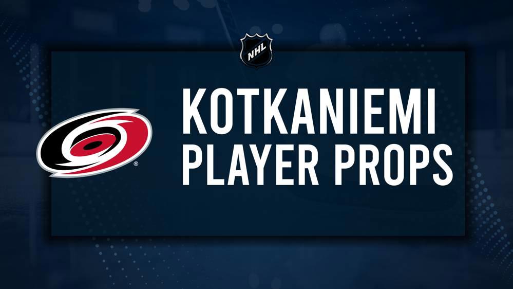 Jesperi Kotkaniemi Player Prop Bets for the Hurricanes vs. Canucks Game - January 10