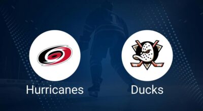 Where to Watch Carolina Hurricanes vs. Anaheim Ducks on TV or Streaming Live - January 12