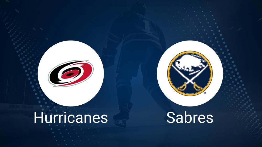 Where to Watch Carolina Hurricanes vs. Buffalo Sabres on TV or Streaming Live - January 15