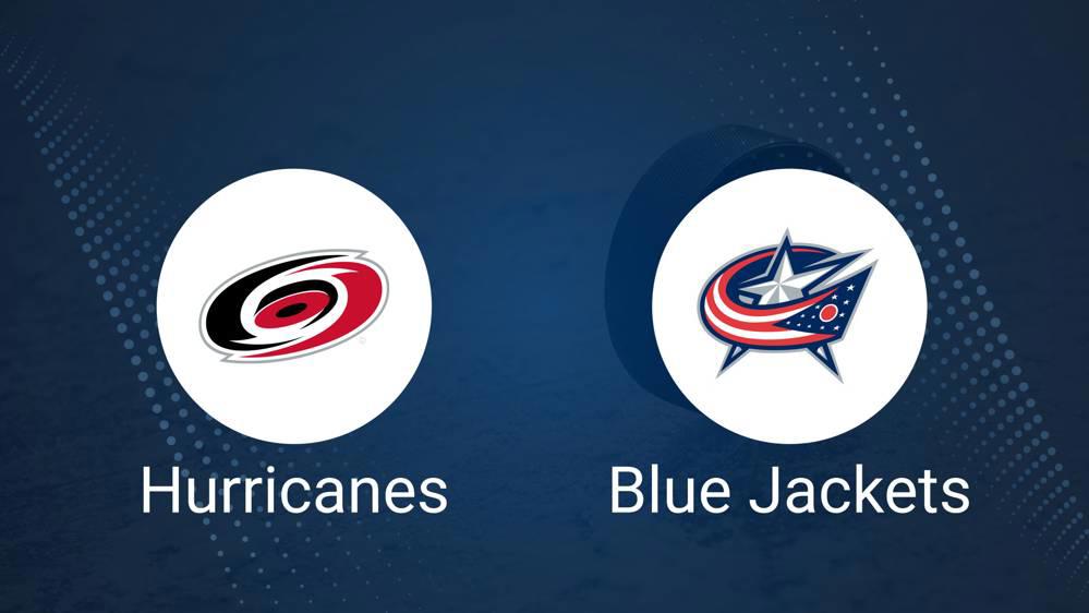 Where to Watch Carolina Hurricanes vs. Columbus Blue Jackets on TV or Streaming Live - January 23