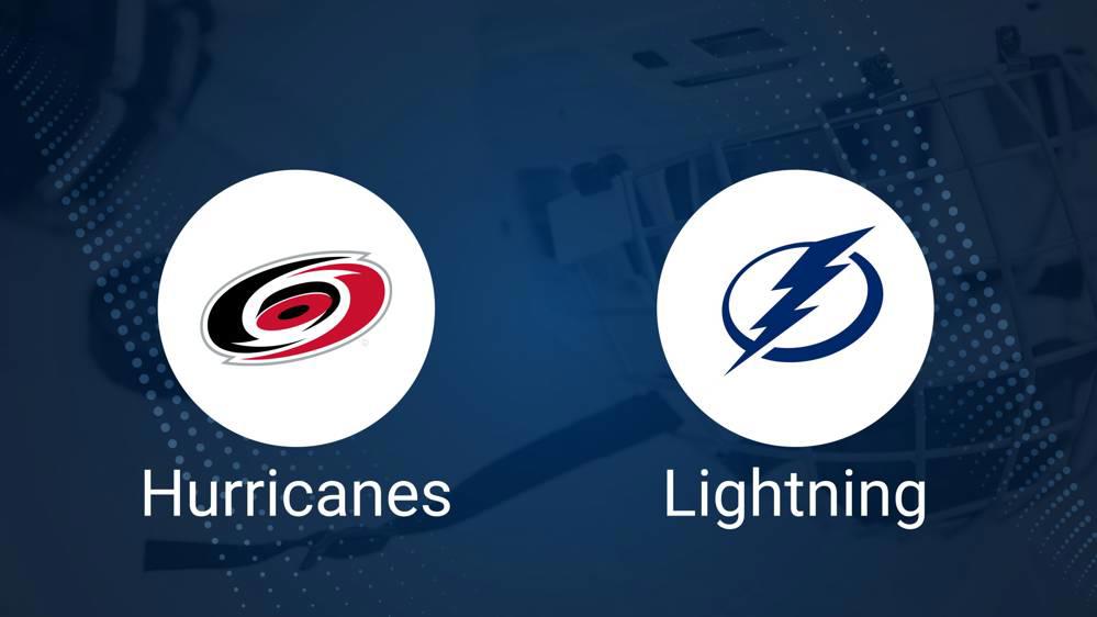 Where to Watch Carolina Hurricanes vs. Tampa Bay Lightning on TV or Streaming Live - January 7