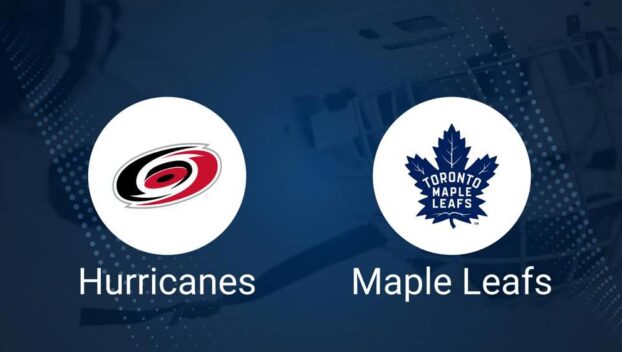 Where to Watch Carolina Hurricanes vs. Toronto Maple Leafs on TV or Streaming Live - January 9