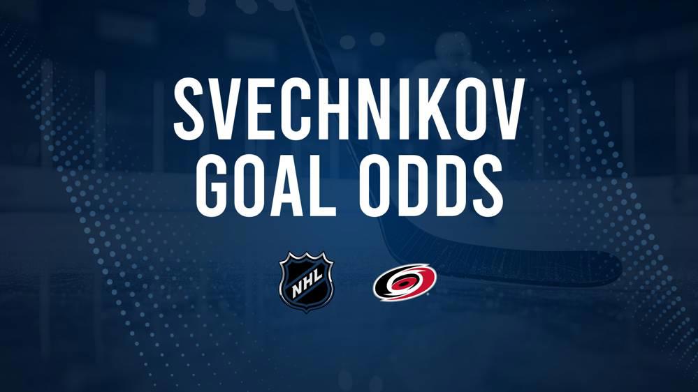 Will Andrei Svechnikov Score a Goal Against the Ducks on January 12?